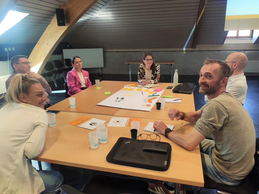 Session "Capacity building" avec Ecomanif, Spontis SA, Les Chauffeurs de Rémy