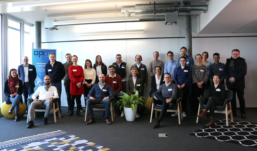 Photo de groupe - La Fabrique Circulaire invitée à l'OPI, Genève 2022